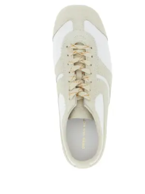 Suede sneakers 100% calfskin leather (Bos Taurus) DRIES VAN NOTEN Beige