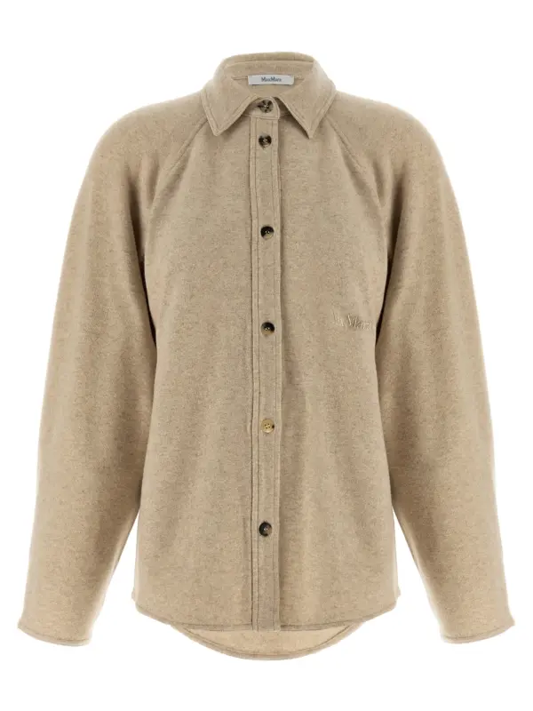 'Ceci' overshirt MAX MARA Beige