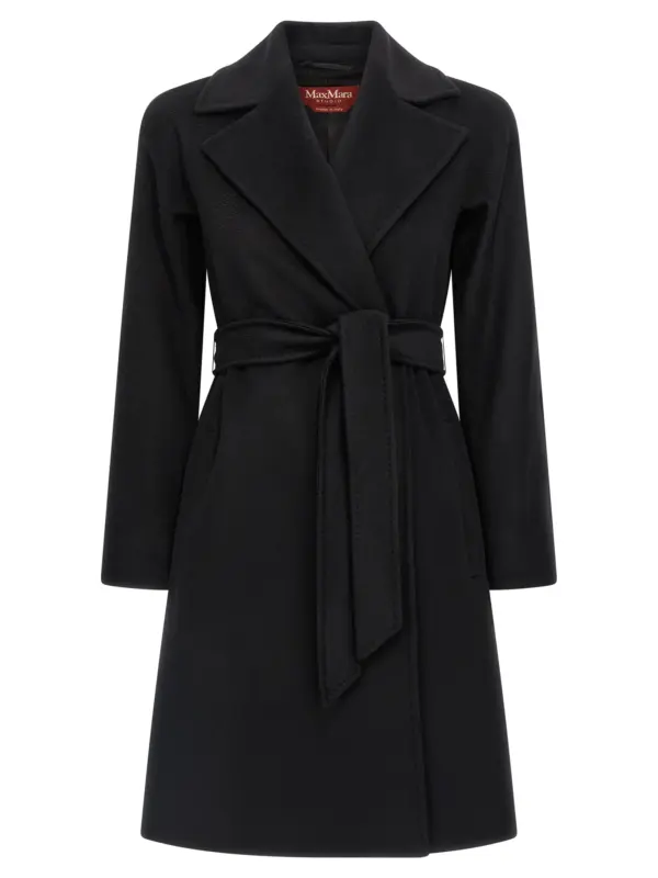 'Dravenna' coat MAX MARA STUDIO Black