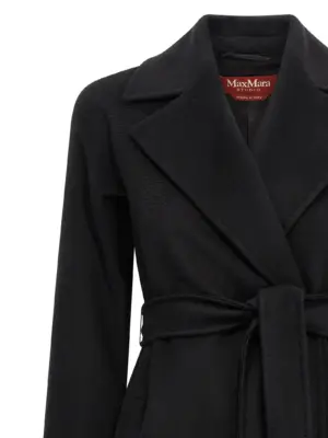 'Dravenna' coat Woman MAX MARA STUDIO Black
