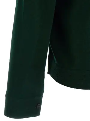 Merino wool cardigan 100% merino wool ROBERTO COLLINA Green