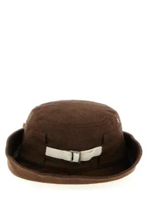 'Le Bob De-Nîmes' bucket hat Woman JACQUEMUS Brown