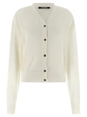 'Le Cardigan Brodé' cardigan JACQUEMUS White