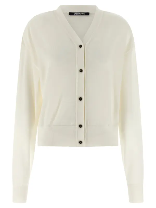 'Le Cardigan Brodé' cardigan JACQUEMUS White