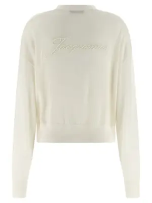 'Le Cardigan Brodé' cardigan 25HCDW00816AK00299110 JACQUEMUS White