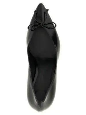 'Les Escarpins Tourni' pumps 100% cow leather (Bos Taurus) JACQUEMUS Black