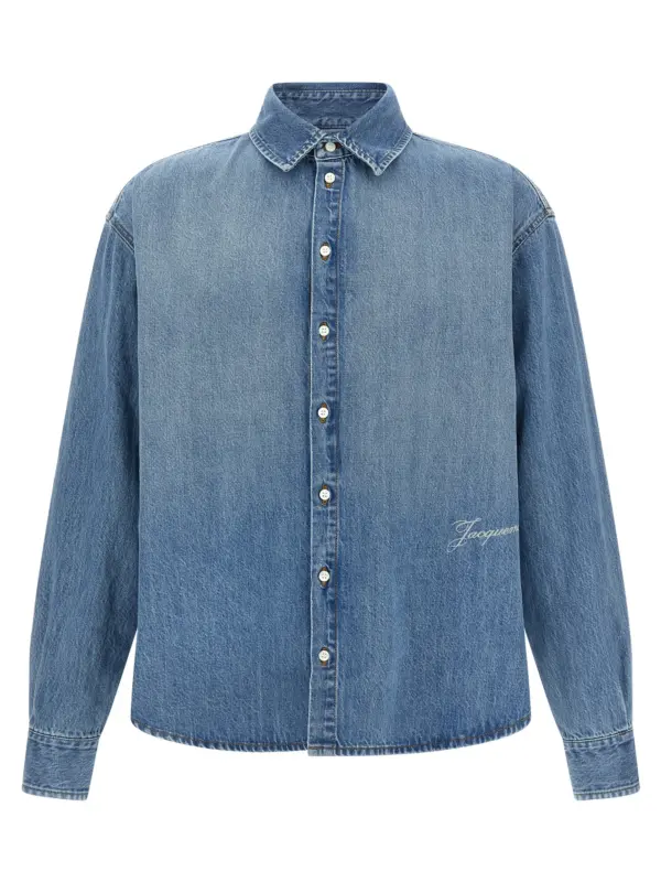 'La Chemise De-Nîmes Simon' shirt JACQUEMUS Blue