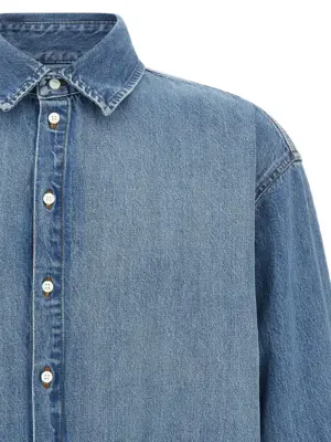 'La Chemise De-Nîmes Simon' shirt Man JACQUEMUS Blue