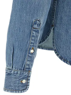 'La Chemise De-Nîmes Simon' shirt 100% cotton JACQUEMUS Blue