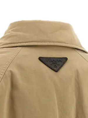 Fur collar jacket Fall Winter 2025/2026 PRADA Beige