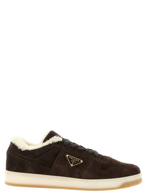 'Downtown' sneakers PRADA Brown