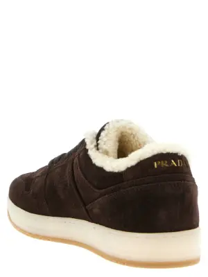 'Downtown' sneakers Man PRADA Brown