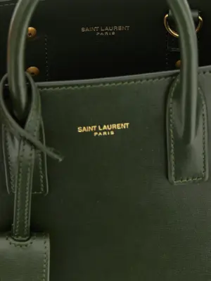Nano 'Sac De Jour' handbag 100% calfskin leather (Bos Taurus) SAINT LAURENT Green