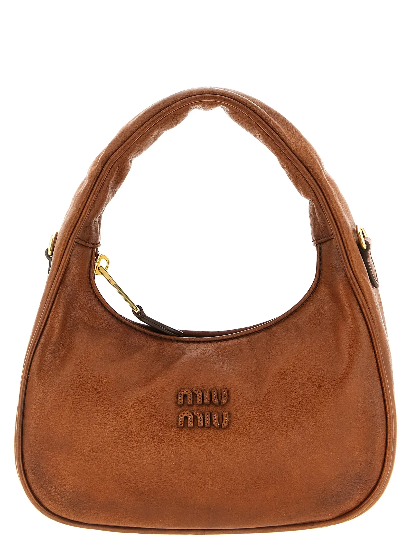 Сумка Hobo Wander Miu Miu Коричнева 1 'Hobo Wander' handbag MIU MIU Brown