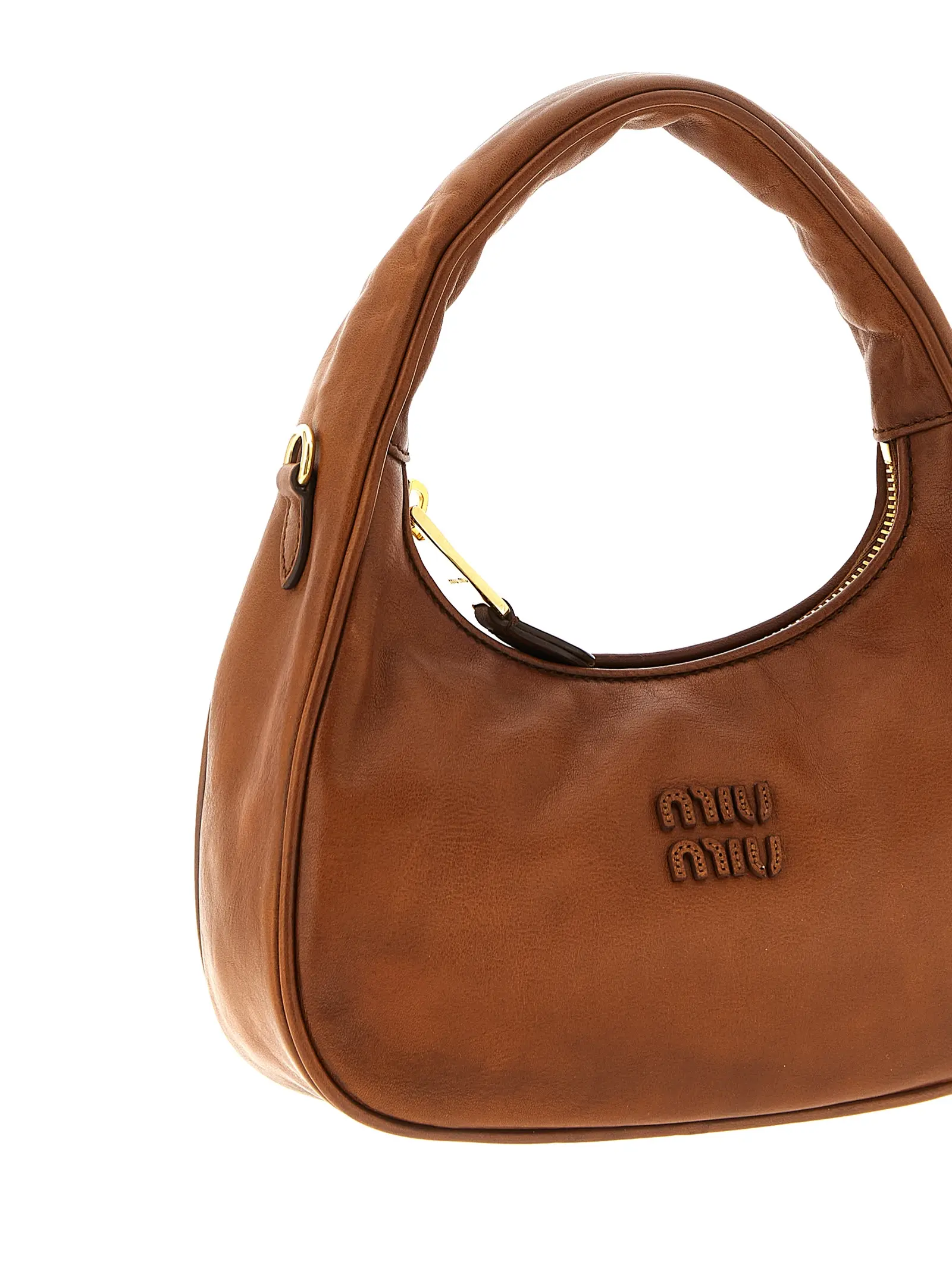 Сумка Hobo Wander Miu Miu Коричнева 3 'Hobo Wander' handbag Woman MIU MIU Brown