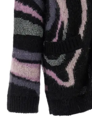 'Marmo' cardigan 67% mohair wool 27% polyamide 6% vi 5% wool EMILIO PUCCI Black
