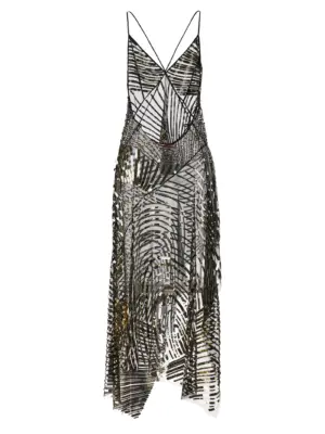Semi-transparent long dress 5URI085U941999 EMILIO PUCCI Black