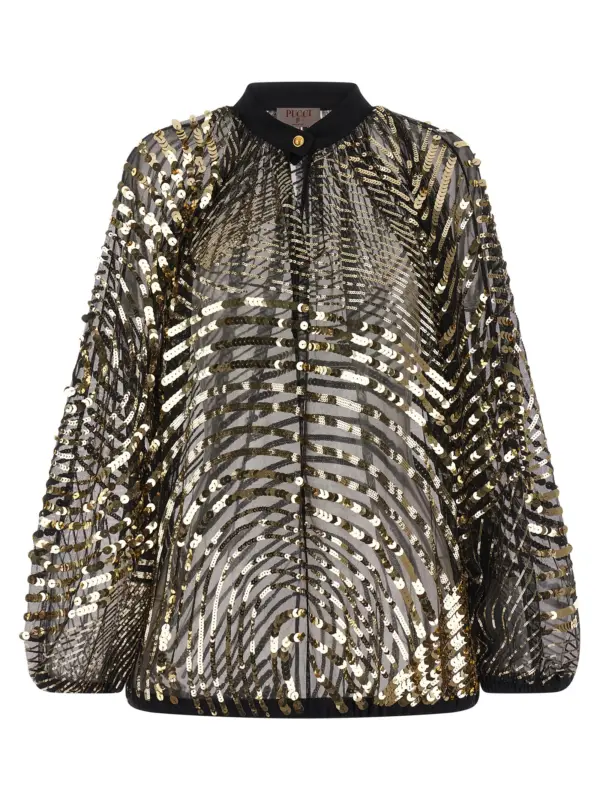 'Iride' blouse EMILIO PUCCI Black