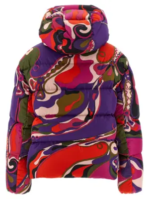 'Orchidee' down jacket 5UYC025U787017 EMILIO PUCCI Multicolor