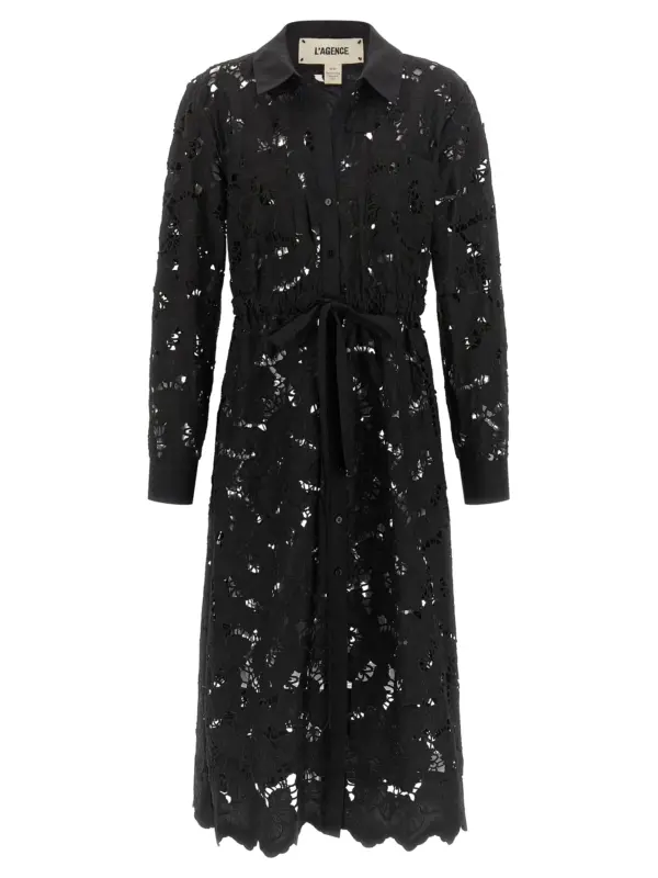 'Emilio' dress L'AGENCE Black