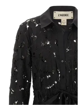 'Emilio' dress Woman L'AGENCE Black