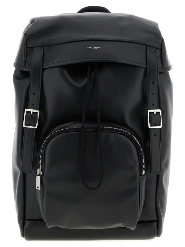 Leather backpack SAINT LAURENT Black