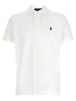 Logo embroidery polo shirt POLO RALPH LAUREN White