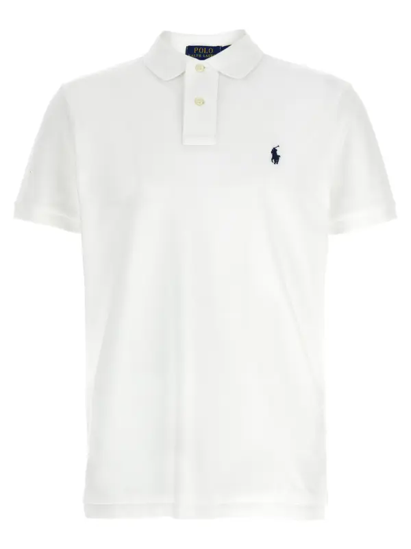 Logo embroidery polo shirt POLO RALPH LAUREN White