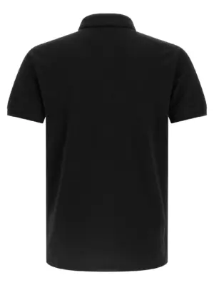 Logo embroidery polo shirt 710782592001 POLO RALPH LAUREN Black