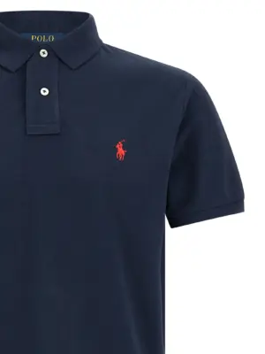 Logo embroidery polo shirt Man POLO RALPH LAUREN Blue