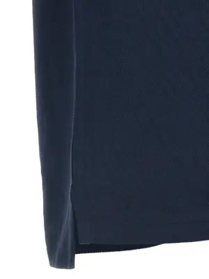 Logo embroidery polo shirt 100% cotton POLO RALPH LAUREN Blue