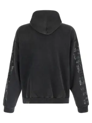 'Transparent Tape' hoodie 744441TTVE69374 BALENCIAGA Black