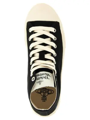 'Plimsoll' sneakers 100% cotton VIVIENNE WESTWOOD Black