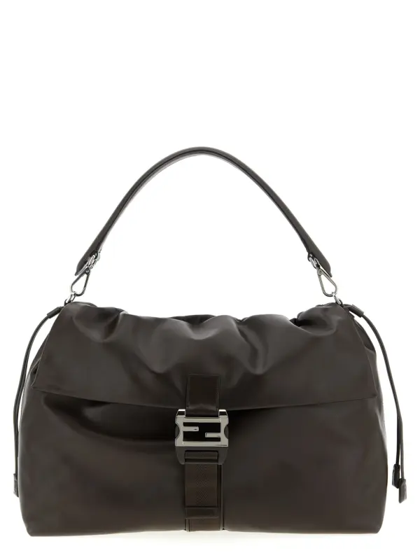 'Fendi Flux Maxi Messanger' handbag FENDI Brown