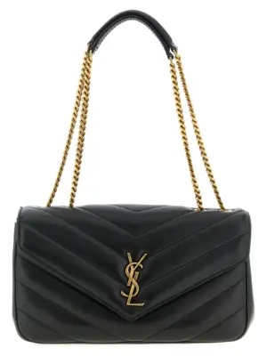 'Loulou' medium shoulder bag SAINT LAURENT Black