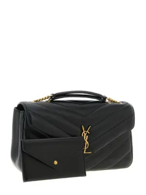 'Loulou' medium shoulder bag Woman SAINT LAURENT Black