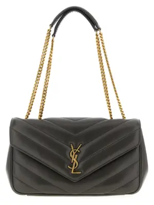 'Loulou' medium shoulder bag SAINT LAURENT Brown