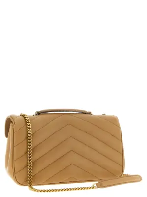 'Loulou' medium shoulder bag 801439AAEAX2357 SAINT LAURENT Beige