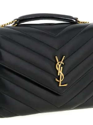 'Loulou' large shoulder bag Woman SAINT LAURENT Black