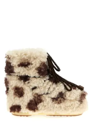 'Icon Low Curly Light' ankle boots MOON BOOT Multicolor