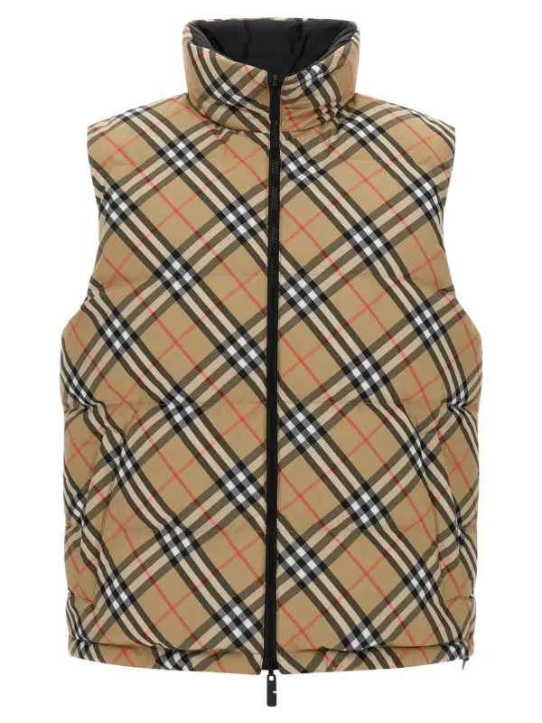 'Snowshill' reversible vest BURBERRY Multicolor