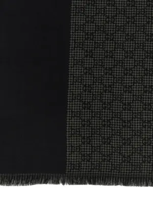 Wool silk scarf 8355404G9301062 GUCCI Multicolor