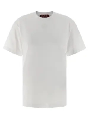 'Incrocio GG' T-shirt GUCCI White