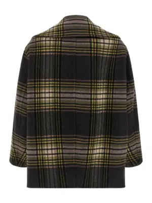 Caban coat Woman SAINT LAURENT Multicolor