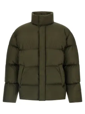 Padded down jacket SAINT LAURENT Green