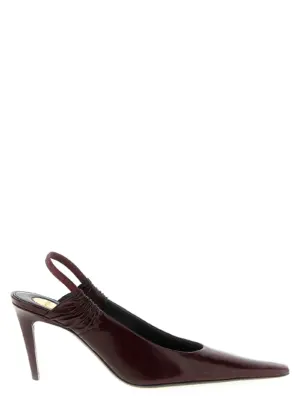 'Anne-Marie' slingback SAINT LAURENT Bordeaux