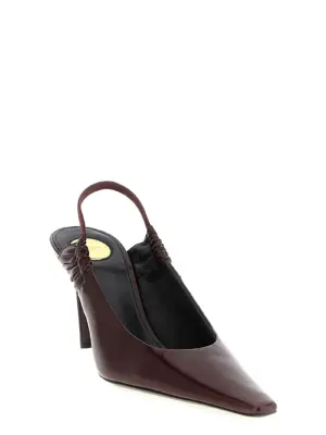 'Anne-Marie' slingback 841183AAEHI6629 SAINT LAURENT Bordeaux