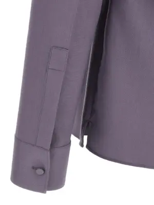 Horsebit shirt 100% wool GUCCI Purple