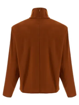 Structured shoulder sweater 845857Y5J952498 SAINT LAURENT Orange