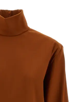 Structured shoulder sweater Woman SAINT LAURENT Orange